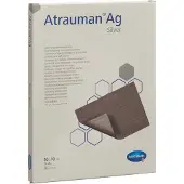 Hartmann Atrauman Ag 10x10 cm steril Kompressen 10 St Kompresse
