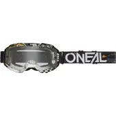 O'Neal O’NEALB-10AttackClearSchwarzWeißMotocrossBrille