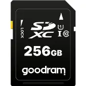 Goodram S1A0, 256 GB, SDXC, Klasse 10, UHS-I, 100 MB/s, 10 MB/s