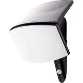 REV Ritter MCSensor - Solar LED-Wandleuchte, LED-Strahler, Außenleuchte, zweifarbig, Bewegungsmelder, 3 W, 250 Lumen, ++, Farbe Anthrazit