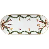 Royal Copenhagen L 39 cm - Porcelaen - Grøn/Hvid