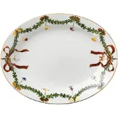 Royal Copenhagen Ø 37 cm - Porcelaen - Grøn/Hvid