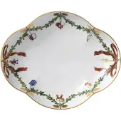 Royal Copenhagen B 22 cm - Porcelaen - Grøn/hvid