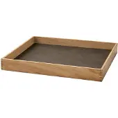Lind DNA Tablett Square S Even Nupo Caviar / Teak