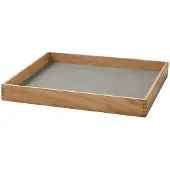 Lind DNA Tablett Square S Even Nupo Light Grey / Teak