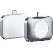 Satechi ST-UC2WCDM, Drinnen, USB, Kabelloses Aufladen, Silber, Weiß
