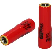 Ks Tools 3/8" Torx-E-Stecknuss mit Schutzisolierung, E8, lang