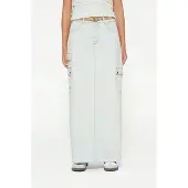 10DAYS Slub Twill Skirt Sea Foam Größe: XS | Jeansröcke Outlet | Damen