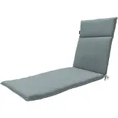 Madison Liegeauflage 60x190 cm in Silber eco mit natürlichem Outdoor-Finish, wasserabweisend, passend für Gartenliege