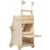 Thumbs Up Belagerungsturm Funktionsmodell Holz