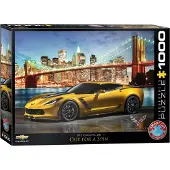 Eurographics Corvette Z06 Out for a Spin 1000pcs, 1000 Stück(e), Fahrzeuge