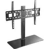 EFB Elektronik ICA-LCD-S304L Schreibtischhalterung für 1 LCD TV LED 32”-55”, mit Glas Standfuß ICALCDS304L