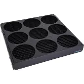 Alphacool NexXxoS XT45, Radiator-Block, Cooper, Stahl, Schwarz, 1/4", 0,8 bar, CE, FC, RoHS