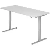 Hjh OFFICE PRO XMST 19 S - Weiß 180 x 80 elektrisch höhenverstellbar