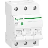 Schneider Electric Miniatur-Leitungsschutzschalter, Resi9 CX, 3 Pole, 40A, B, 6kA (R9F23340)