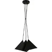 Licht-Erlebnisse Pendelleuchte Modern "Set" Schwarz Metall 3-flammig Hängelampe Wohnzimmer Esszimmer Esstisch