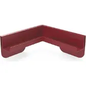 MAGNETOPLAN MAGNETOP. Eckablageschale Infinity Wall 114663003 rubinrot 42x42x8.5cm
