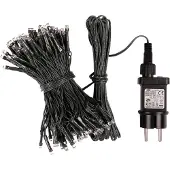 Idena Lichterkette 200 LED bunt 8h Timer 27,9m