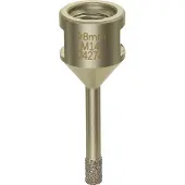 Diewe Fliesenbohrer Diamantbohrer M14 - Trockenbohrer Premium 7 - Bohrer ø 6mm