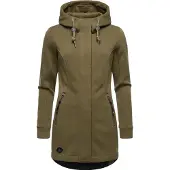 Ragwear Kapuzensweatjacke "Letti Bonded" Sportliche Kapuzenjacke in Feinstrick-Optik