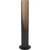 Eglo BARBOTTO Tischleuchte Tischbeleuchtung - H39,5 x Ø6 cm - schwarz, braun - 1X4,5W inkl. - IP20