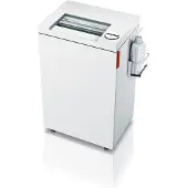 Ideal Aktenvernichter 2445 MC/O, Mikroschnitt 0,8 x 12 mm, P-6, 35 l, 3-5 Blatt Schnittleistung, Öler, mit Rollen, Blauer Engel, grau