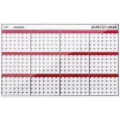 BI-Office Glasboard Jahresplaner 12 Monaten 78x48cm