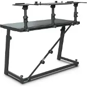 Gravity FDJT01 DJ-Pult mit Lautsprecher- und Laptop-Ablage