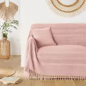 La redoute interieurs Baumwoll-decke Nedo Mit Fransen, Webmuster