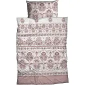 TRAUMSCHLAF Satin Bettwäsche Meriane ashrose 135x200 cm + 80x80 cm