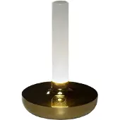 Konstsmide Wiederaufladbare Tischlampe Biarritz Messing