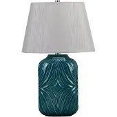 Elstead Lighting Elstead Muse Tischleuchte E27 Türkis Grau, UK