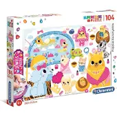 Clementoni Puzzle 104el mit Welpen Schönheit & SPA 20167
