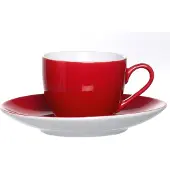 Ritzenhoff & Breker Serie 'Doppio' Espressoobere Rot (1 Stück)