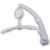 Niermann Stand By Niermann Mobilehalter zum Klemmen mit Spieluhr Weiss
