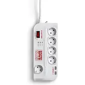 Salicru SPS SAFE Master, 918 J, 5 AC-Ausgänge, Typ F, 250 V, 50 Hz, 10 A