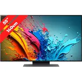LG QNED 55QNED87T6B, 139,7 cm (55"), 3840 x 2160 Pixel, QNED, Smart-TV, WLAN, Schwarz, Silber