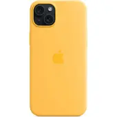 Apple Original iPhone 15 Plus Hülle - Silikon - Backcover/Soft Case - Gelb