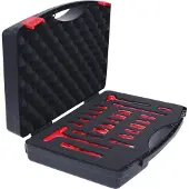 Ks Tools 117.1877, Steckschlüssel-Satz, 1/4", 22 Kopf/Köpfe, Stahl, IEC 60900, 1,6 kg