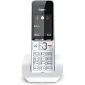 Gigaset Comfort 501, DECT-Telefon, Kabelloses Mobilteil, Freisprecheinrichtung, 200 Eintragungen, Anrufer-Identifikation, Silber, Weiß