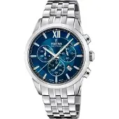 Festina Chronographen Chrono Swiss Made Blue