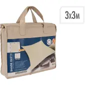 Koopman Stoff in Beige mit Karomuster, 3 Meter Länge