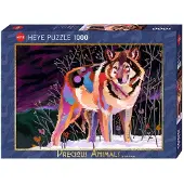 Heye Puzzle Night Wolf, 1000 Teile, 1000 Stück(e), Kunst