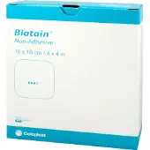 Biatain Schaumverband 10x10 cm nicht haftend 10 St Verband