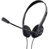 Trust 24659, Kabelgebunden, Anrufe/Musik, 70 - 20000 Hz, 75 g, Kopfhörer, Schwarz