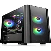 Thermaltake V150 TG Micro Tower Schwarz