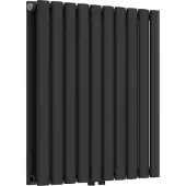 Neu.haus Röhrenheizkörper 'Nore' Schwarz 60x60cm Doppellagig 800W