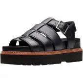 Clarks Damen Orianna Twist D-Fit Sandalen Schwarz