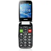 Brondi Amico Favoloso, Klapphandy, Dual-SIM, 7,11 cm (2.8"), 1,3 MP, 800 mAh, Schwarz