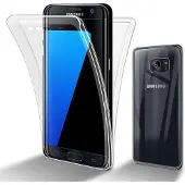 Cadorabo TPU 360 Grad Hülle für Samsung Galaxy S7 EDGE